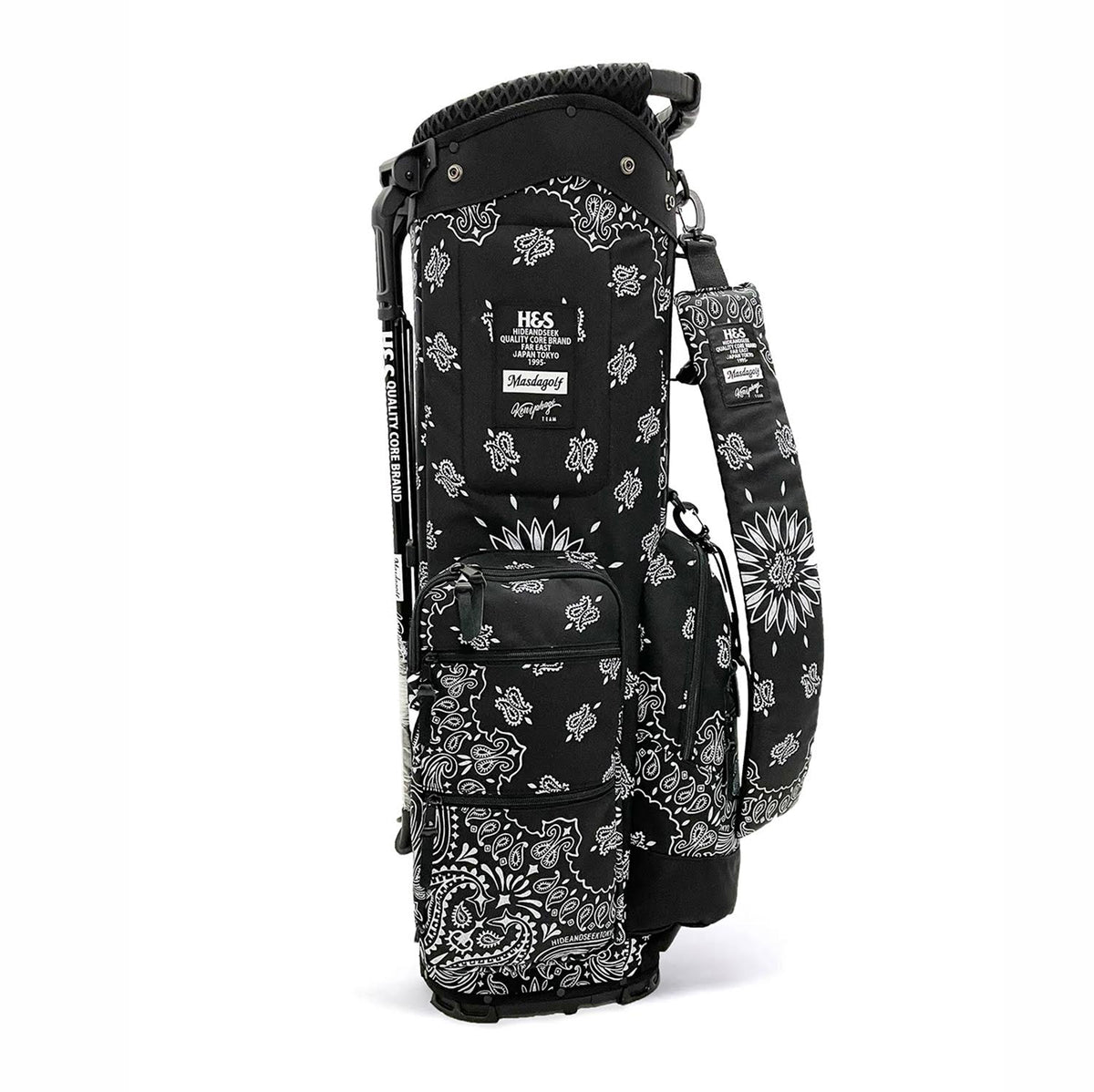 Hideandseek KEN YAHAGI MASDA GOLF BAG 新品 HideandSeek』 × 『MasdaGolf』 × 『KenYahagi』コラボキャディ