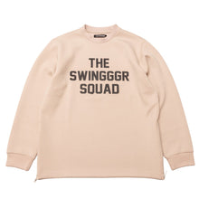 將圖片載入圖庫檢視器 SWINGGGR 側拉鍊打孔圓領衫(米色)