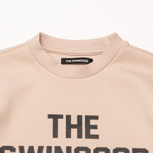 將圖片載入圖庫檢視器 SWINGGGR 側拉鍊打孔圓領衫(米色)