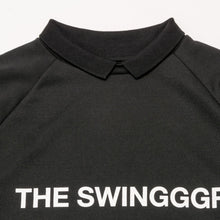 Load image into Gallery viewer, THE SWINGGGR COLLARED SWEAT PO(BLACK)