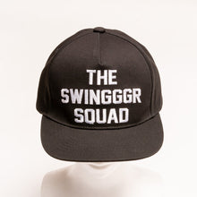 Load image into Gallery viewer, THE SWINGGGR SWINGGGR, SWGSQUAD, CAP (BLACK)