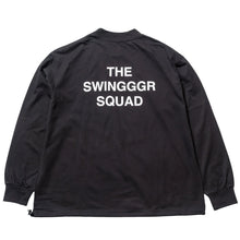 Load image into Gallery viewer, THE SWINGGGR MOCK NECK L/TEE-B(BLK)