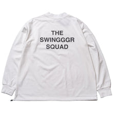 Load image into Gallery viewer, THE SWINGGGR MOCK NECK L/TEE-B(WHT)