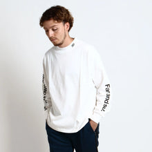 Load image into Gallery viewer, THE SWINGGGR MOCK NECK L/TEE-B(WHT)