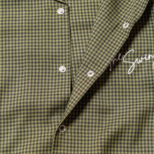 Charger l'image dans la galerie, THE SWINGGGR OPEN SHIRT (GREEN CHECK)