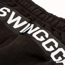 將圖片載入圖庫檢視器 THE SWINGGGR 科技打孔褲(黑色)