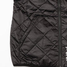 画像をギャラリービューアに読み込む, THE SWINGGGR QUILT REVERSIBLE VEST (BLACK&GRAY)