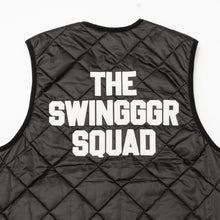 画像をギャラリービューアに読み込む, THE SWINGGGR QUILT REVERSIBLE VEST (BLACK&GRAY)