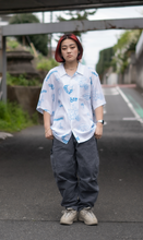 이미지를 갤러리 뷰어에 로드 , Liberaiders ORIGAMI RAYON SHIRT (BLUE)