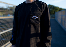 画像をギャラリービューアに読み込む, 【30%OFF】Liberaiders LR NYLON CREWNECK(BLACK)