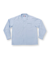 將圖片載入圖庫檢視器 SON OF THE CHEESE RAYON OPEN COLLAR SHIRT(SKY BLUE)
