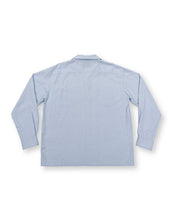將圖片載入圖庫檢視器 SON OF THE CHEESE RAYON OPEN COLLAR SHIRT(SKY BLUE)