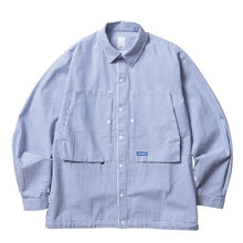 이미지를 갤러리 뷰어에 로드 , Liberaiders COOLMAX STRIPE SHIRT(BLUE)