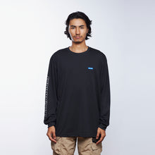 Load image into Gallery viewer, Liberaiders OG LOGO L/S DRY TEE (BLACK)