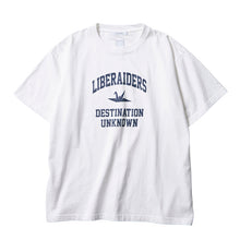 Load image into Gallery viewer, Liberaiders COLLEGE LOGO TEE (WHITE)