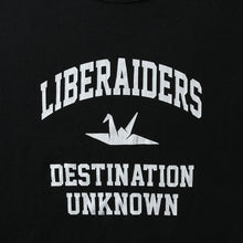 Load image into Gallery viewer, Liberaiders COLLEGE LOGO TEE (BLACK)