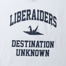 Load image into Gallery viewer, Liberaiders COLLEGE LOGO TEE (WHITE)