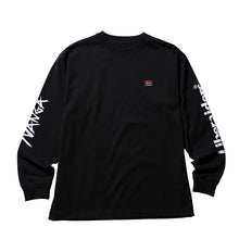 將圖片載入圖庫檢視器 NAANGA X LIBERAIDERS ECO HYBRID L/S T 卹(黑色)