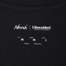 將圖片載入圖庫檢視器 NAANGA X LIBERAIDERS ECO HYBRID L/S T 卹(黑色)