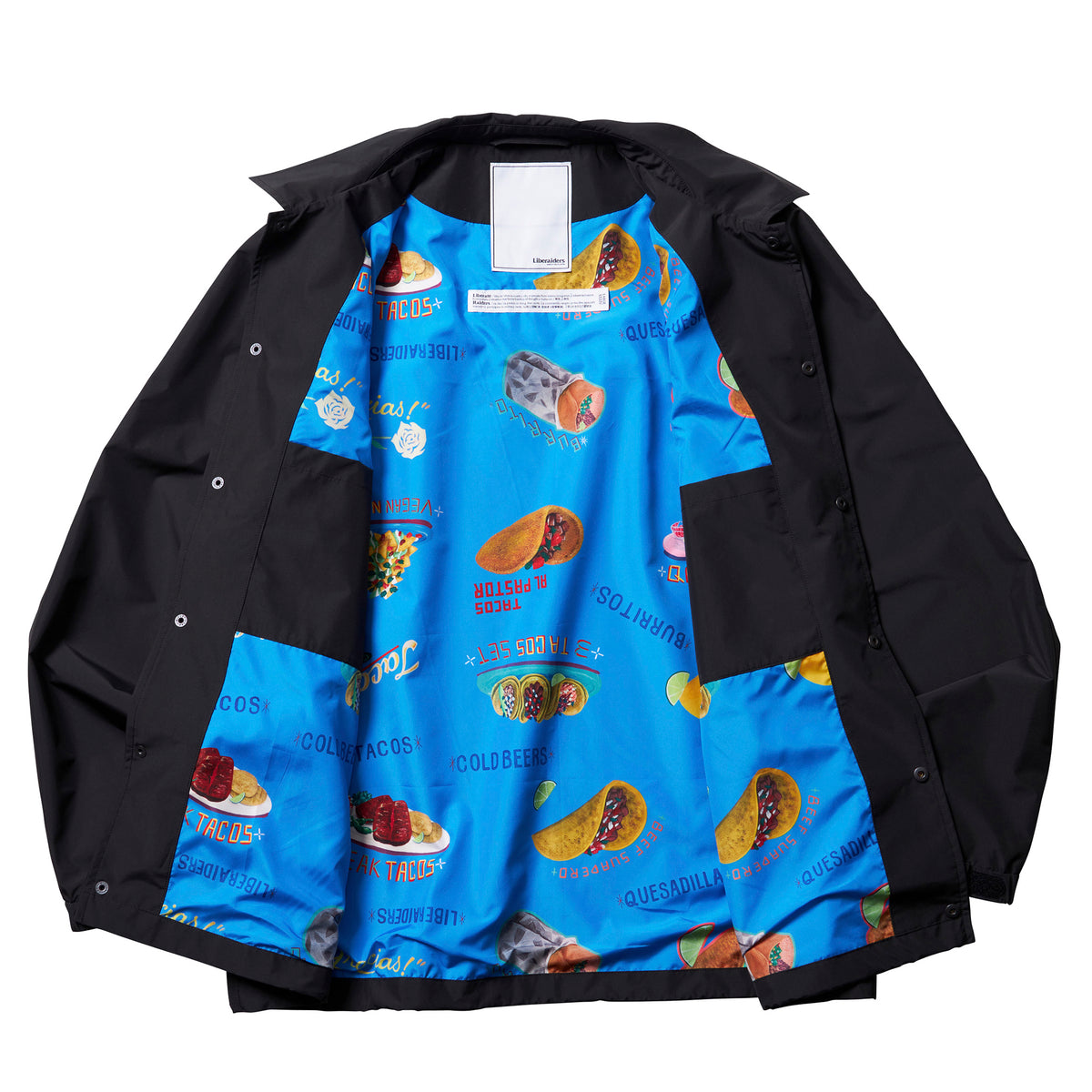 Liberaiders OG LOGO COACH JACKET (BLACK) – BASE L.H.P