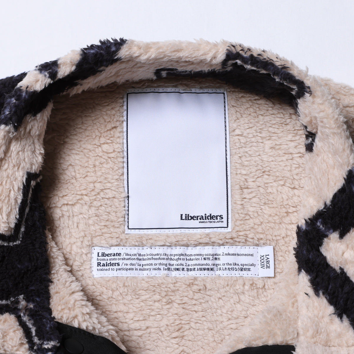 Liberaiders TRADITIONAL PILE ANORAK (Black) – BASE L.H.P
