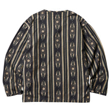 Load image into Gallery viewer, Liberaiders NATIVE PATTERN FLANNEL CARDIGAN (BLACK)