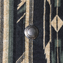 Load image into Gallery viewer, Liberaiders NATIVE PATTERN FLANNEL CARDIGAN (BLACK)