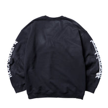 Load image into Gallery viewer, Liberaiders LR SLEEVE LOGO VINTAGE CREWNECK (BLACK)