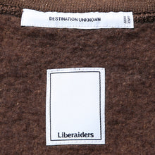 画像をギャラリービューアに読み込む, 【30%OFF】Liberaiders LR SLEEVE LOGO VINTAGE CREWNECK(BROWN)