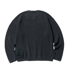Load image into Gallery viewer, Liberaiders GARMENT DYED COTTON KNIT CREWNECK (OLIVE)