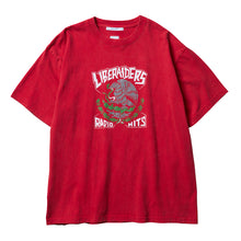 이미지를 갤러리 뷰어에 로드 , 【30%OFF】Liberaiders RADIO HITS LOGO TEE(RED)