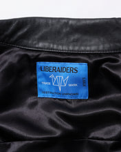 Load image into Gallery viewer, Liberaiders WASHED LEATHER JACKET (BLACK)