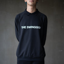 Load image into Gallery viewer, THE SWINGGGR COLLARED SWEAT PO(BLACK)