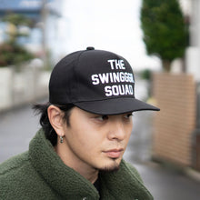 Load image into Gallery viewer, THE SWINGGGR SWINGGGR, SWGSQUAD, CAP (BLACK)