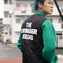 Charger l'image dans la galerie, THE SWINGGGR SWG QUILTED VEST (BLACK)