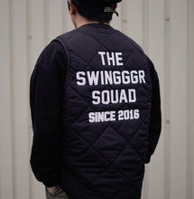 Load image into Gallery viewer, THE SWINGGGR QUILT VEST (BLK)