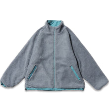 Load image into Gallery viewer, BASE LHP original Reversible Boa Jacket (Blue)