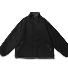Load image into Gallery viewer, BASE LHP original Reversible Boa Jacket (Black)