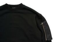 Load image into Gallery viewer, D / hill "hollywood leopard bw" SWEATER SHIRT