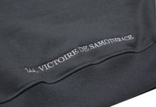 Load image into Gallery viewer, D / Hill Charcoal Grey "WINGED VICTORY" NIKE OF SAMOTHRACE SWAATSHIRT