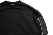Load image into Gallery viewer, D / hill "hollywood leopard bw" SWEATER SHIRT