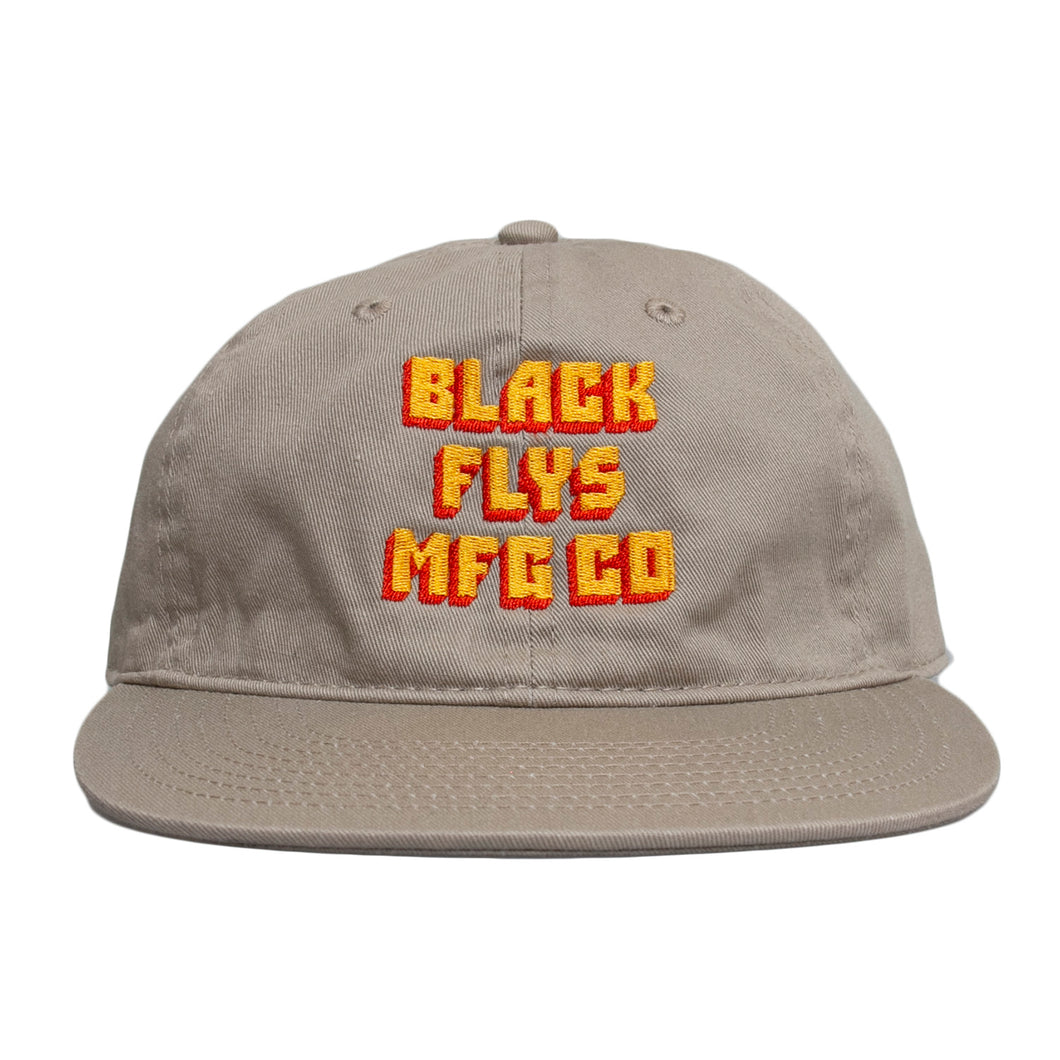 BLACK FLYS BMF FLAT VISOR CAP (Khaki)