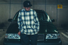 Load image into Gallery viewer, D / Hill Black & White "Hills Lover Ambigram" Shadowcheck Shirt