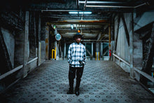 Load image into Gallery viewer, D / Hill Black & White "Hills Lover Ambigram" Shadowcheck Shirt