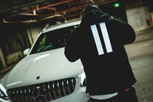 Load image into Gallery viewer, D / Hill Black "2Lines Reflector" Pull-over Hoodie
