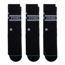 Charger l'image dans la galerie, STANCE SOX BASIC 3PAC CREW (Noir)