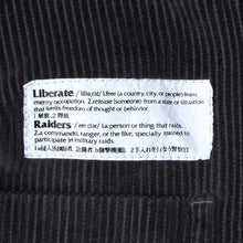 Load image into Gallery viewer, Liberaiders Corduroy Sarrouel Pants (Charcoal)