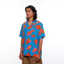 画像をギャラリービューアに読み込む, Liberaiders ORIGAMI RAYON SHIRT(BLUE)