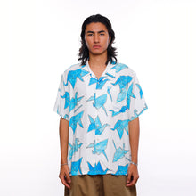 Load image into Gallery viewer, Liberaiders Origami Rayon Shirt (White)
