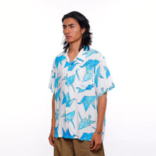 Load image into Gallery viewer, Liberaiders Origami Rayon Shirt (White)